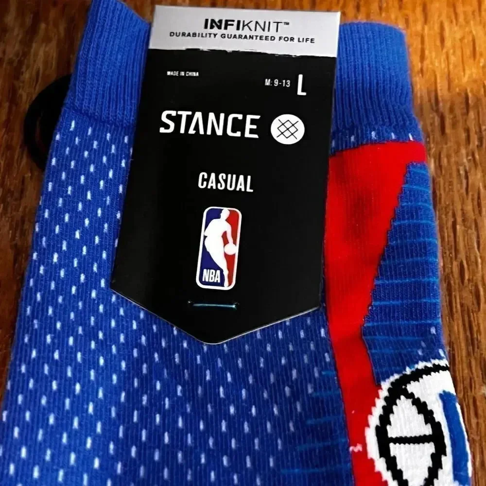 NWT STANCE NBA Clippers Casual Infiknit, Guaranteed for Life #35